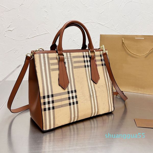 

2021 tote bag canvas crossbody handbag square shoulder bags women genuine leather handbags purse flip outer pouch stripes shopping bags