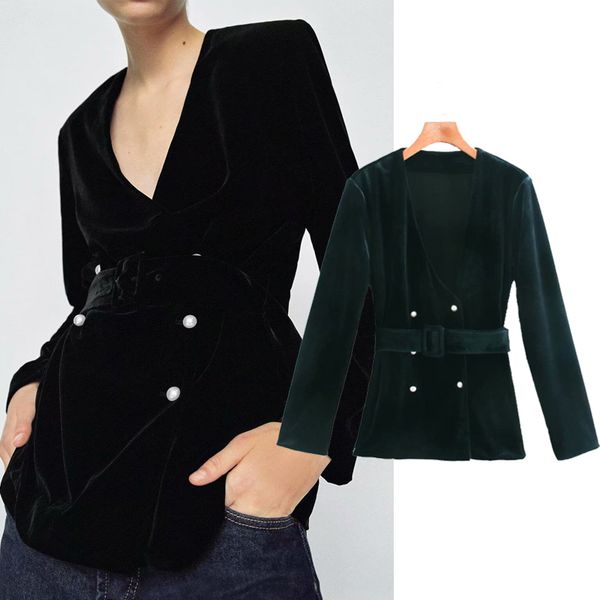 

jacket velvet women's accessories cardigan double-breasted s manga, Black;brown