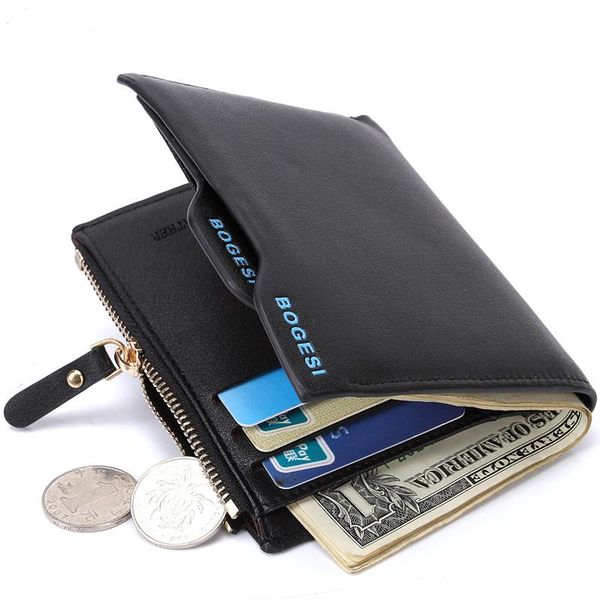 

wallets black wallet for men 2021 luxury purse brand pu leather short card holder coin fashion big capacity male purses, Red;black