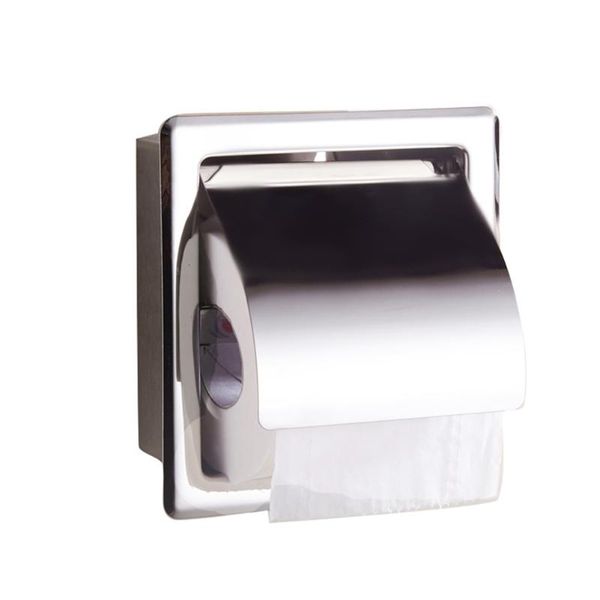 

home el bathroom restaurant tissue boxes practical toilet paper holder kitchen chrome roll stand stainless steel wall mounted & napkins