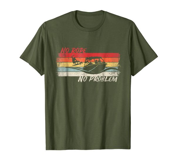 

no rope no problem wakesurfing boat lake surf shirt wakesurf, White;black