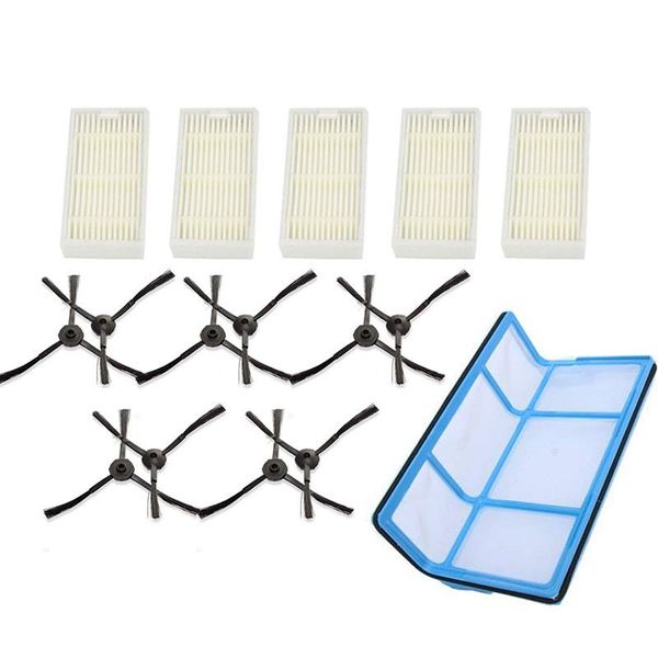 

filters+10 side brushes for medion md 16192 18500 18501 18600 spare parts computer cables & connectors