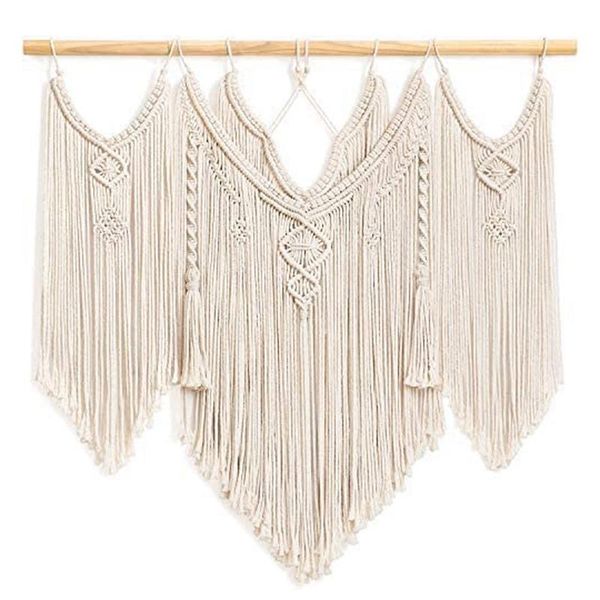 

decorative objects & figurines tapestry at macrame, boho style luxurious woven wall hanging decor, for apartment/bedroom/living room/gallery