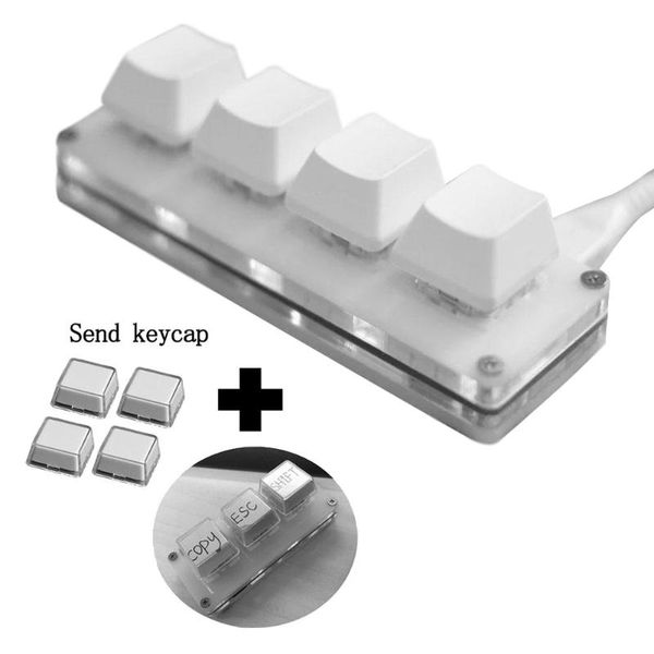 

keyboards portable mini 4 keysfunction keyboard programmable keys copy and paste diy shortcut mechanical gaming