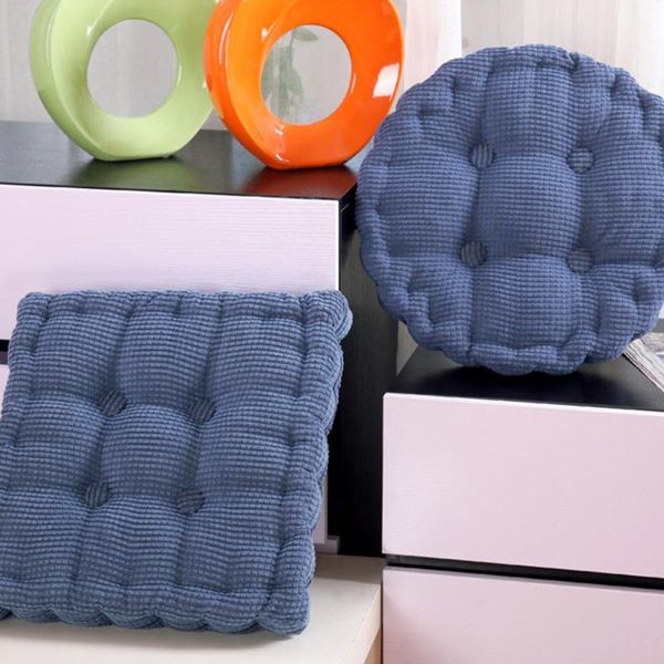 

cushion/decorative pillow chair mat lift bustudent office thicken solid color round corduroy tatami fat