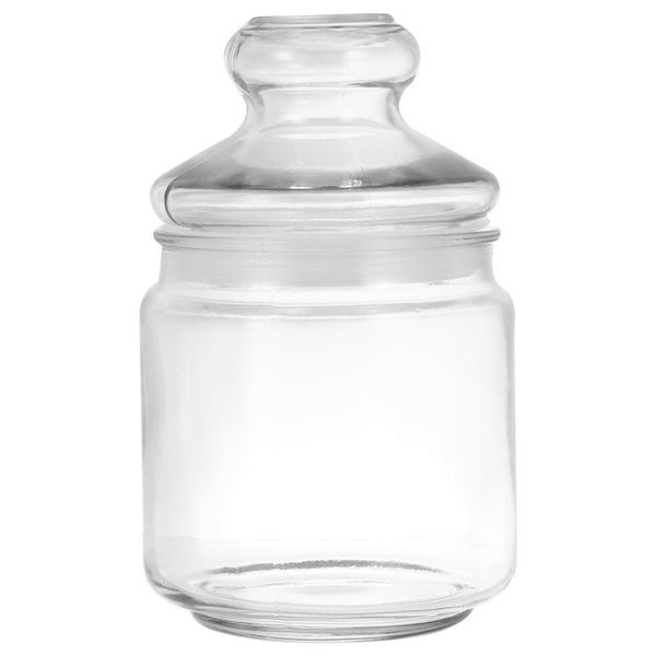 

1pc glass scented tea jar transparent storage bottle sealed with lid bottles & jars