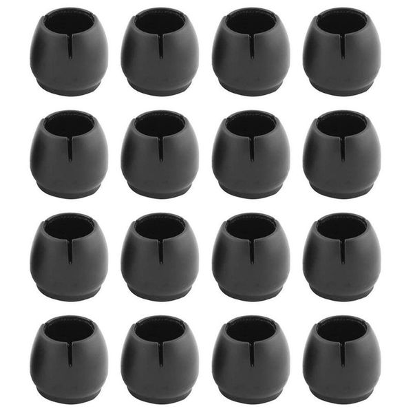 

chair covers 16 pcs leg caps rubber feet protector silicone table foot bottom cover pads wood floor furniture
