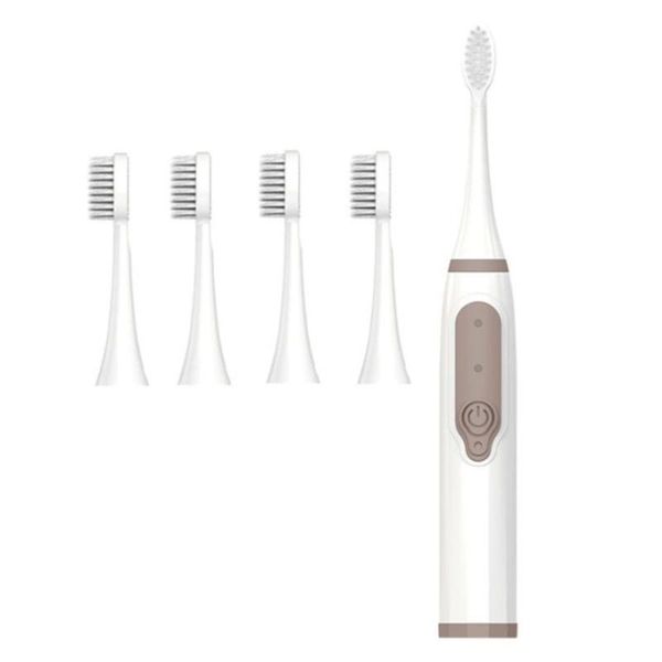 

smart electric toothbrush sonic battery type ipx7 waterproof oral tooth cleaning care low noise for adults