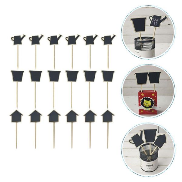 

party decoration 30 pcs creative wooden message blackboard diy plants decorative sign ers