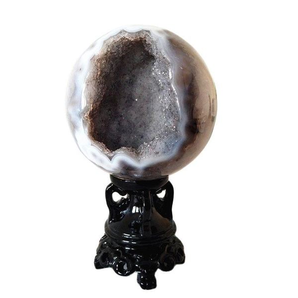 

decorative objects & figurines 80-85mm natural stones druzy agate crystals geode home decoration with vug open sphere crysral cluster