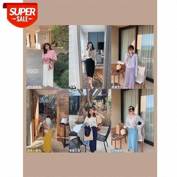 

[8-color straight skirt] the jiu star of a baby with wide hip there is gentle and feminine taste in everything~ #ai5l, White;black