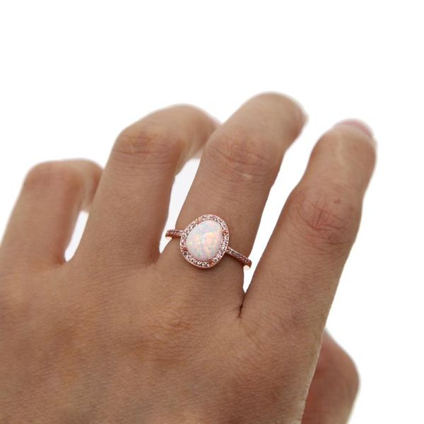 

wedding rings nice luxury big opal ring arrival style for women girl constant love vintage knuckle fashion anniversary jewelry gift, Slivery;golden