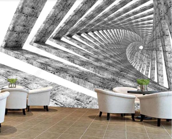 

wallpapers custom papel parede extended space cement board 3d stereo for living room bedroom sofa background wall decoration wallpaper