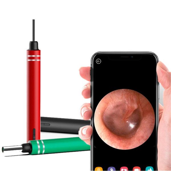 

cameras 5.5mm wireless wifi otoscope led ear wax cleaning removal tool ultra-thin scope camera teeth oral inspection endoscope