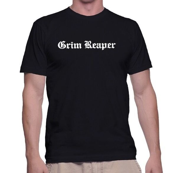 

grim reaper t-shirt/speed-thrash-black-death metal, White;black