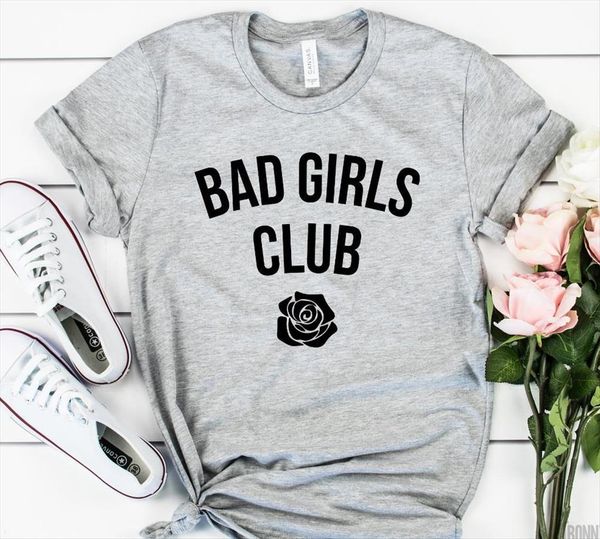 

bad girls club print womens t shirt cotton casual funny yong girl tee hipster drop ship s 441, White