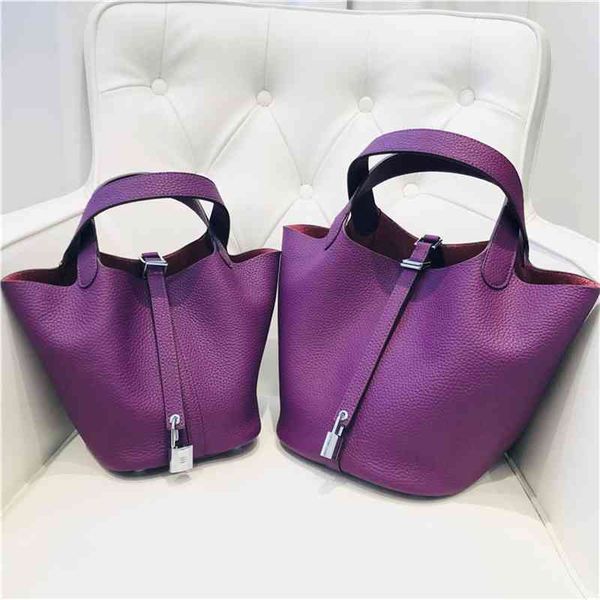 

women luxurys designers bags 2021 genuine leather bucket and for solid casual totes designer handbag handbags totes crossbody bag