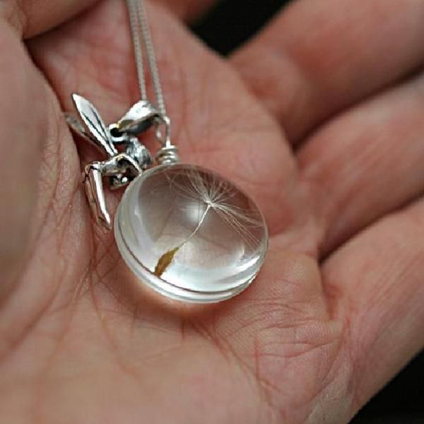 

chains fashionable glass ball necklace personalized handmade pendant charming clavicle chain exquisite gift for women ml, Silver