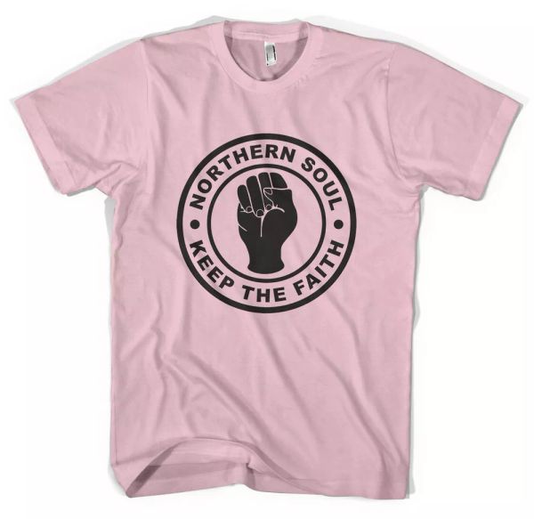 

New Keep The Faith Northern Soul T-Shirt All Sizes Colours, White;black