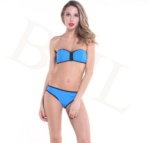 

women's swimwear bikinis women swimsuit solid low waist bathing suits swim push up bikini set biquini beach woman, White;black