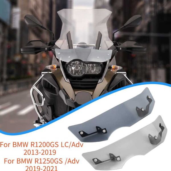

motorcycle windshield r1250gs 2021 wind screen extension spoiler air deflector for r1200gs lc 2013-2021