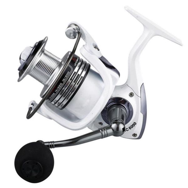 

quality metal fishing reel spinning white ocean 1000 2000 3000 4000 5000 6000 7000 spool coil carp wheel baitcasting reels