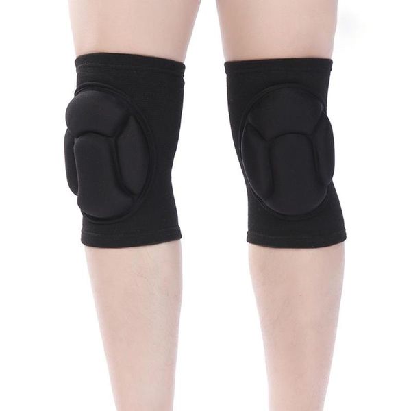 

elbow & knee pads sports sponge high density dance protective for running mountaineering, Black;gray