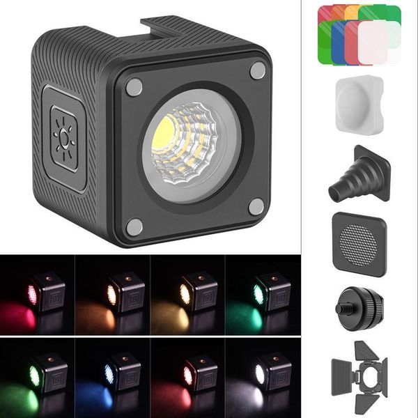 

flash heads ulanzi 5500k waterproof led video light for 9 8 7dslr slr camera fill with color filters diffuser honeycomb