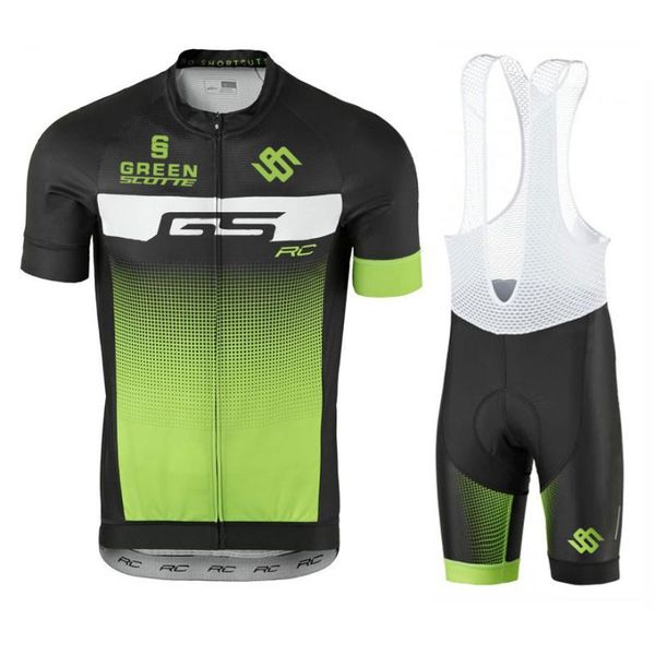 

racing sets 2021 pro gs rc cycling jerseys set 9d pad bike wear ropa ciclismo mens summer quick dry bicycle clothes short maillot culotte, Black;blue