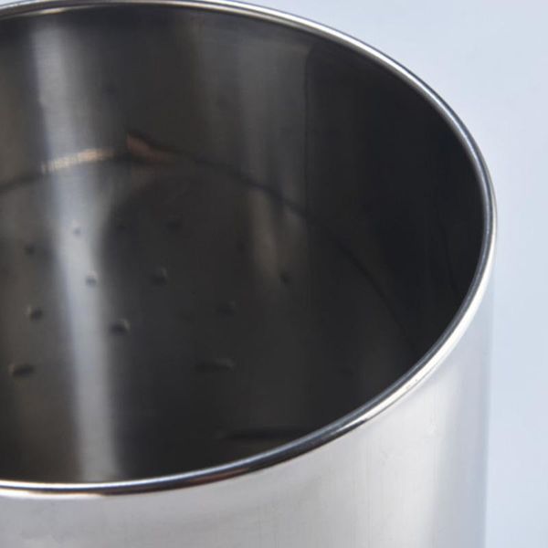 

stainless steel kitchen basket receive case barrel chopsticks tube home drop tableware in stock storage bottles & jars