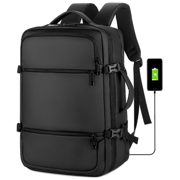 

backpack 15.6 inch multifunction waterproof usb lapmen for bag school male notebook anti theft travel pack 2021