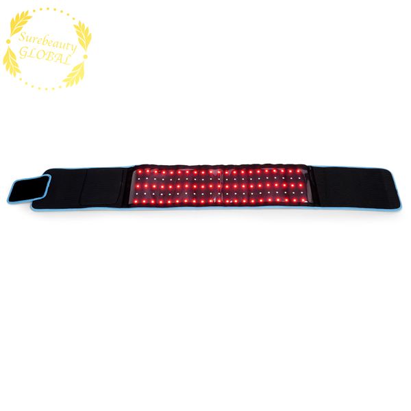 Cinture dimagranti professionali a LED Cintura per fisioterapia LLLT Lipolisi Sollievo dal dolore Luce rossa Infrarossi Scultura del corpo Modellamento 660nm 850nm Lipo Laser