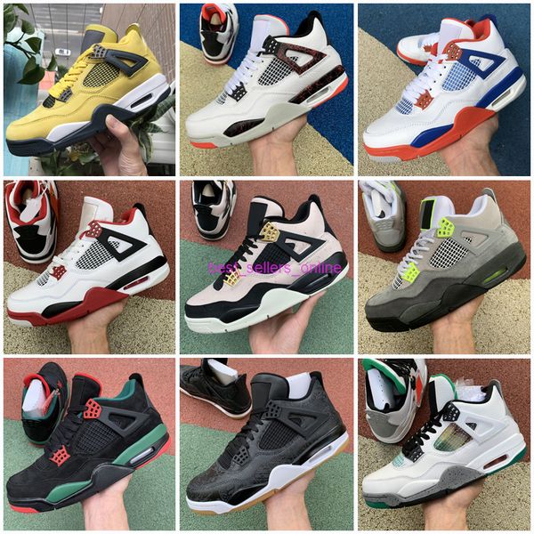 

jumpman cat 2021 4 4s new black basketball shoes bred neon wings encore cactus jack white cement womens mens stylist sneakers trainers