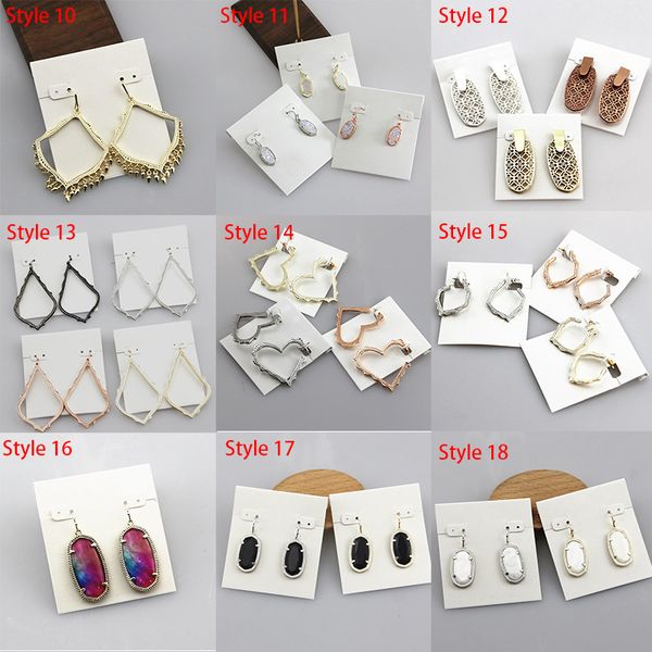 

love knot ear stud classic drop earrings 18 styles options all come with crads, Golden;silver