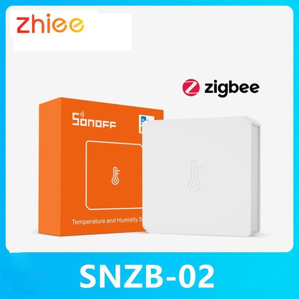 

smart home control zigbee temperature and humidity sensor voice ewelink products