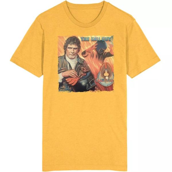 

colt severs lee majors fall guy 80s tv show fan t shirt, White;black