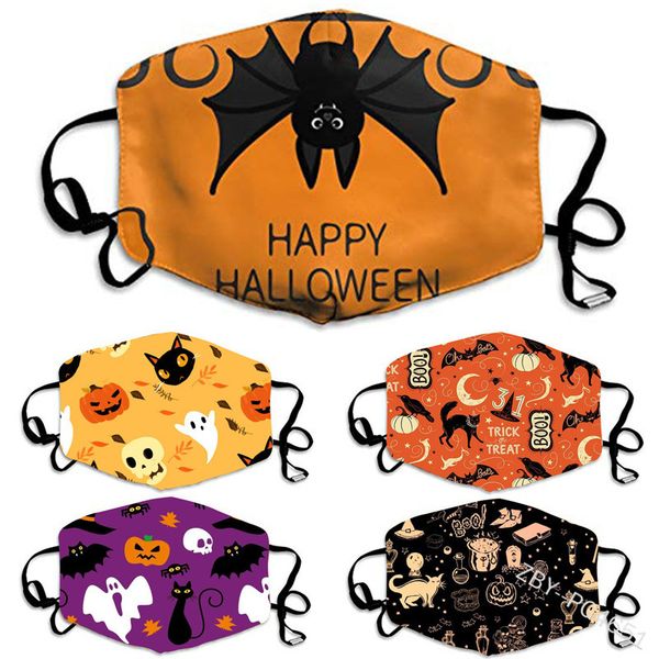 

halloween pumpkin prank mask dust-proof breathable children adjustable length