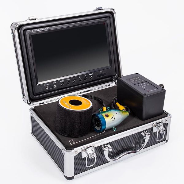 

cameras 9" tft lcd monitor video fish finder under water camera system with dvr recording 15m cable ice fishing