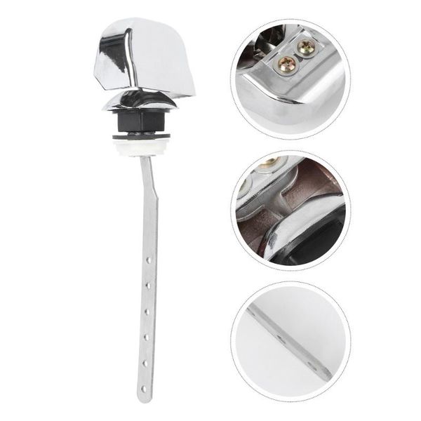 

universal home toilet tank flush lever rustproof el electroplating abs wrench side mount handle bathroom bath accessory set