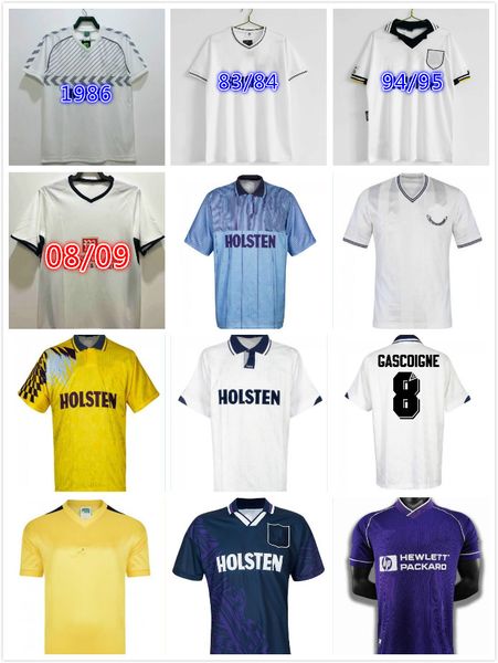 

klinsmann 1990 1998 1991 1982 tottenham retro soccer jerseys gascoigne anderton sheringham ginola ferdinand centenary jersey uniforms, Black;yellow