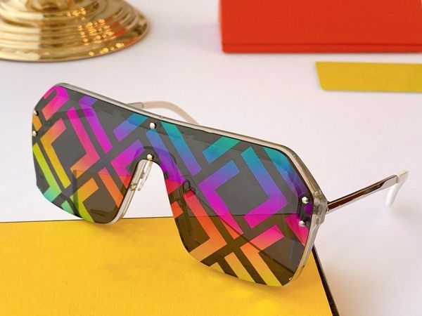 

fashion0770 sqaure sunglasses women oversized one pieces letter sun glasses eyewear anti-uv goggles ladies shades gafas with box, White;black
