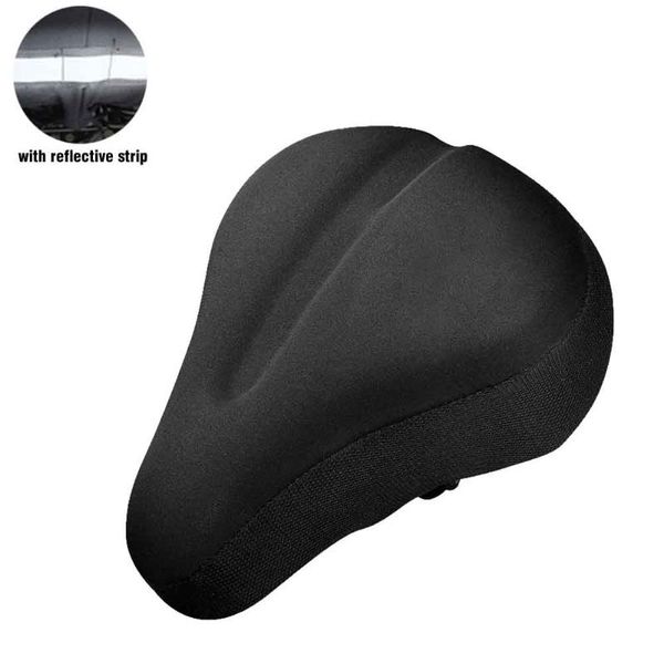 

bike saddles outdoor indoor comfortable stationary bikes riding exercise cushion wide gel saddle cover bicycle seat foam cruiser soft pad