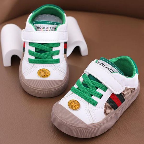 

italy brand chaussures pour enfants kids first walkers sneakers baby running boys girls shoes slip resistant casual children shoe green+oran