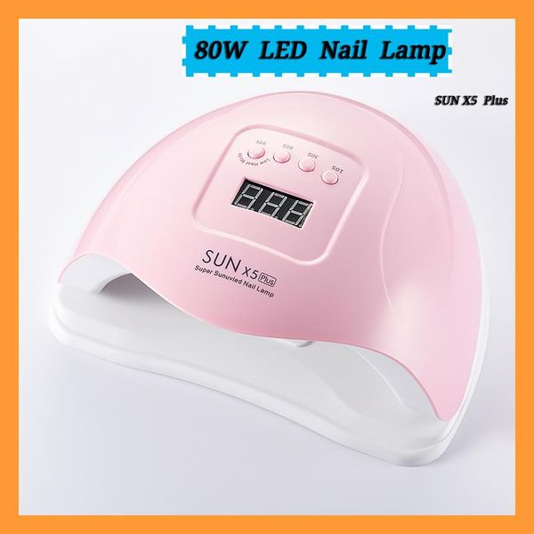

x5 plus uv led lamp nail dryer for curing gel varnish tools with sensor lcd display dryers