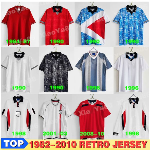 

2008 2010 1989 1990 1992 1994 2002 1996 england retro soccer jersey rugby football shirt rooney lampard beckham owen 1982 keegan mcdermott s, Black;yellow