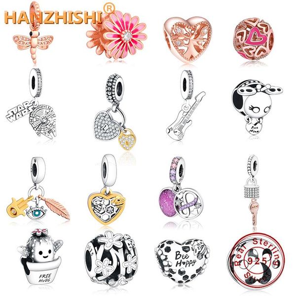 Andere 925 Silberperlen passen zu Original Fine Charms Armband Armreif Großhandel DIY Schmuck Berloque 2021 Frühling Fabrikpreis