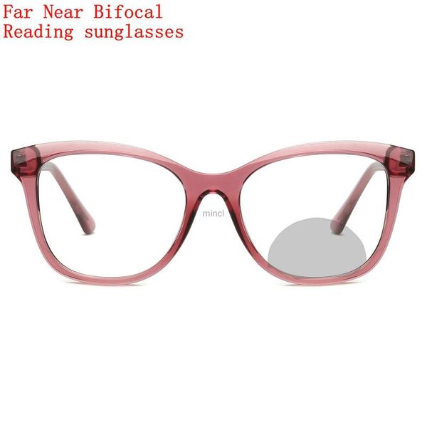 

sunglasses 2021 full frame pochromic reading glasses men women multifocal bifocal tr90 magnifying presbyopic eyeglasses with diopter nx, White;black