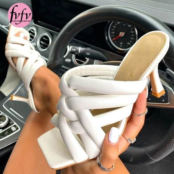 

[fvfv]2021 summer club heels sandals women 36-41 sparkling apricot silver diamond crystal high slippers, Black