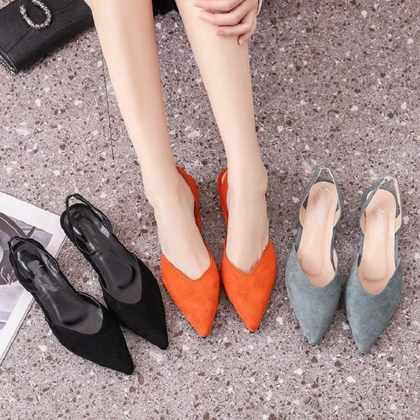 

summer casual rome woman flat sling pointed toe sandals low dress for girls shoes zapatos de mujer outside, Black