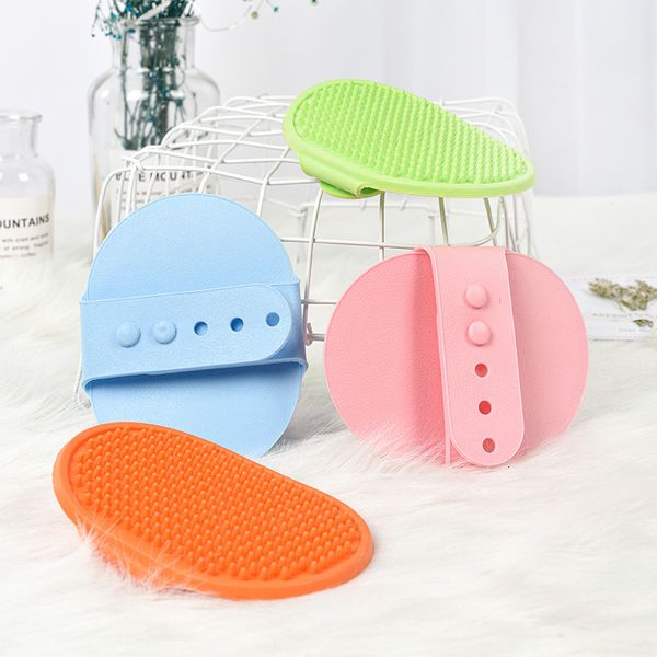 

dog brush cleaning bath hair cat massage comb silicone gloves pet products